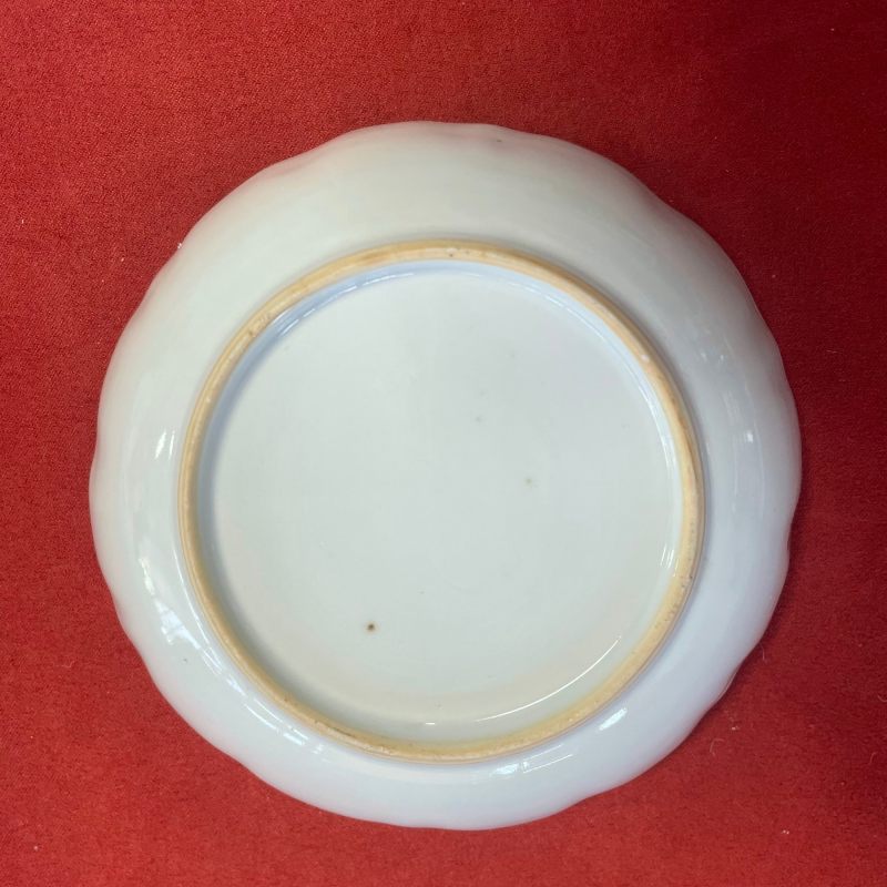 清乾隆 青花山水楼阁图杯 碟 壶一套 - 图19