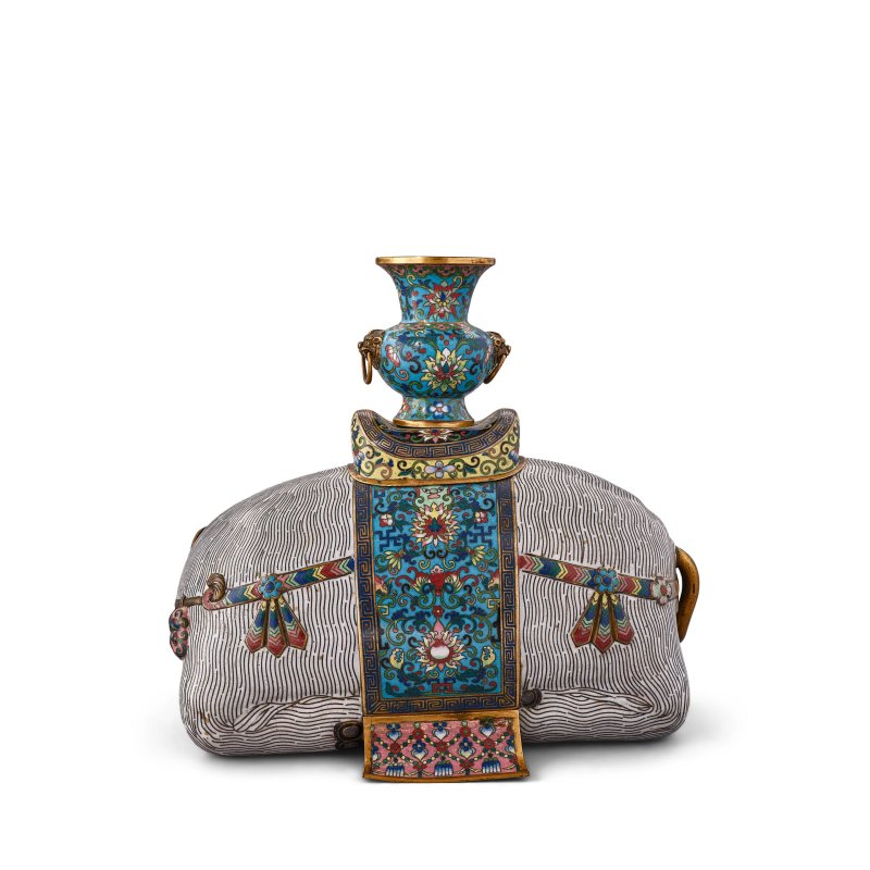 十九世紀 掐絲琺琅太平有象擺件 | A CLOISONNÉ ENAMEL FIGURE OF A RECUMBENT ELEPHANT - 图6
