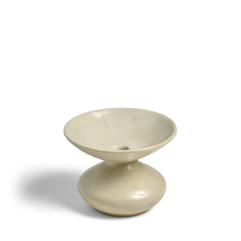 唐末/五代 白釉渣斗 | A WHITE-GLAZED SPITTOON, ZHADOU