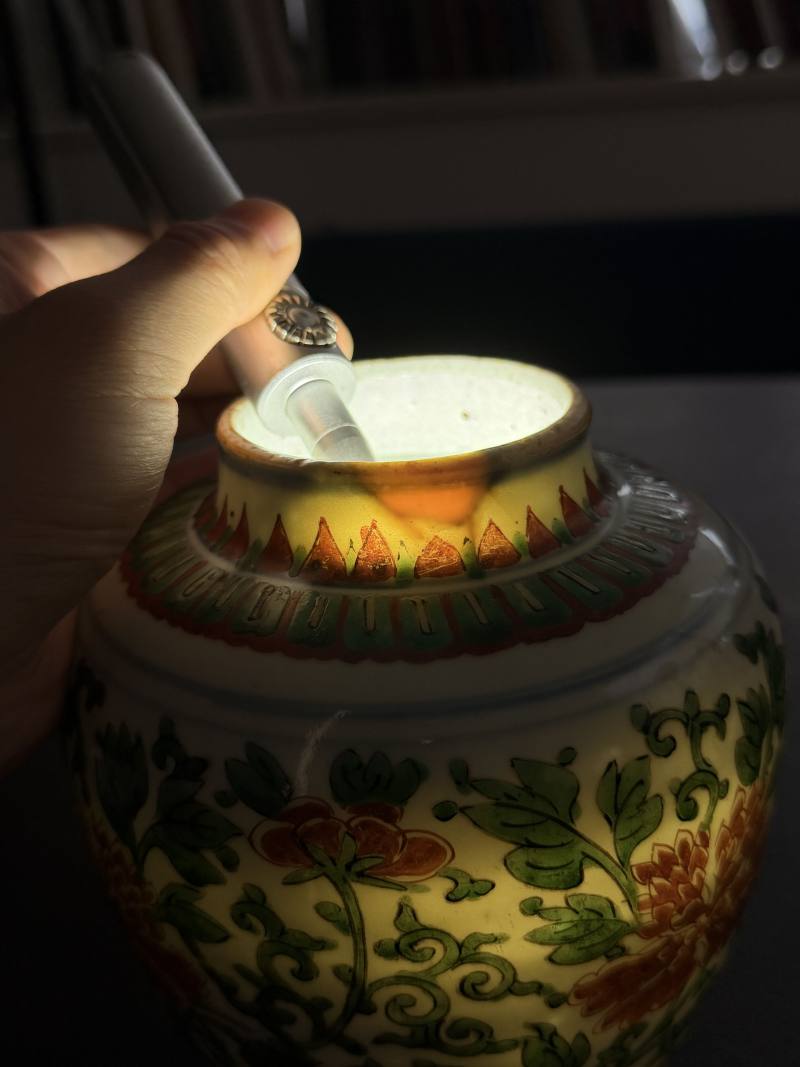 清康熙 五彩缠枝牡丹纹罐 - 图17