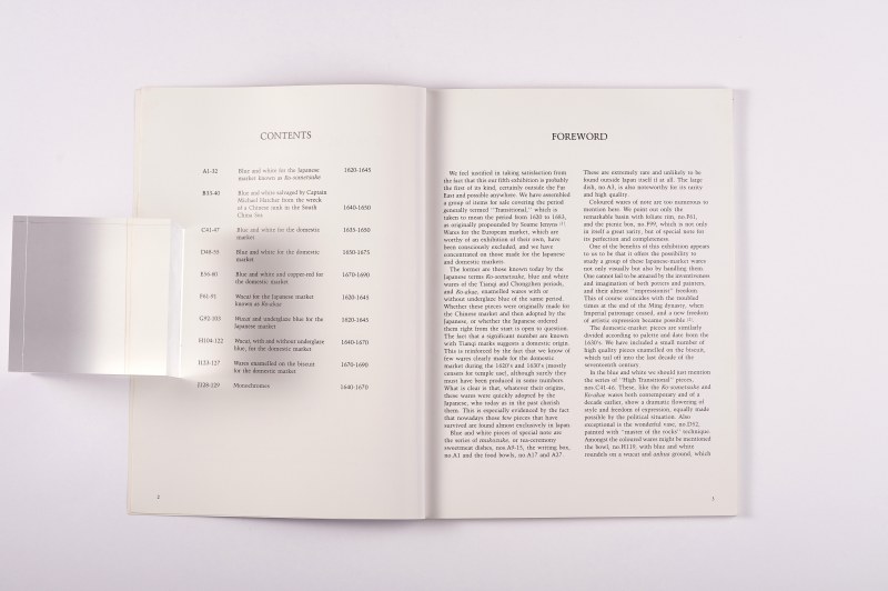 Marchant 1989年 《明末清初国内市场及外销日本的转变期瓷器展览图录》 - 图2