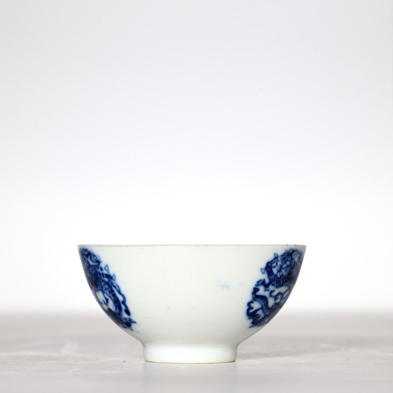 清中晚期 青花团龙纹茶园 - 图5