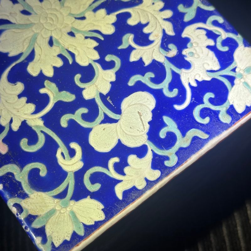 清晚期 粉彩缠枝宝象花纹书挡 - 图30