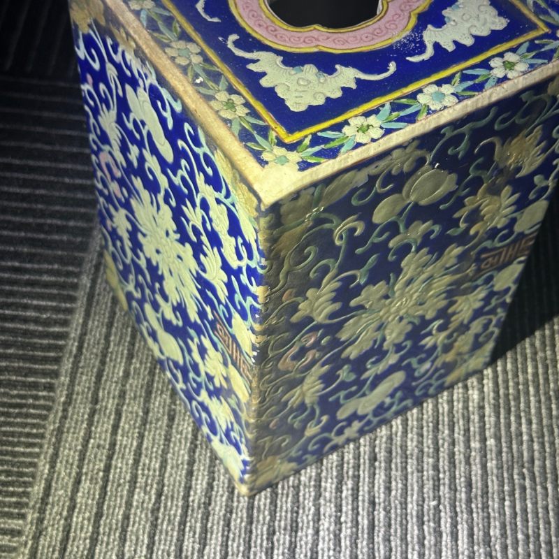 清晚期 粉彩缠枝宝象花纹书挡 - 图33
