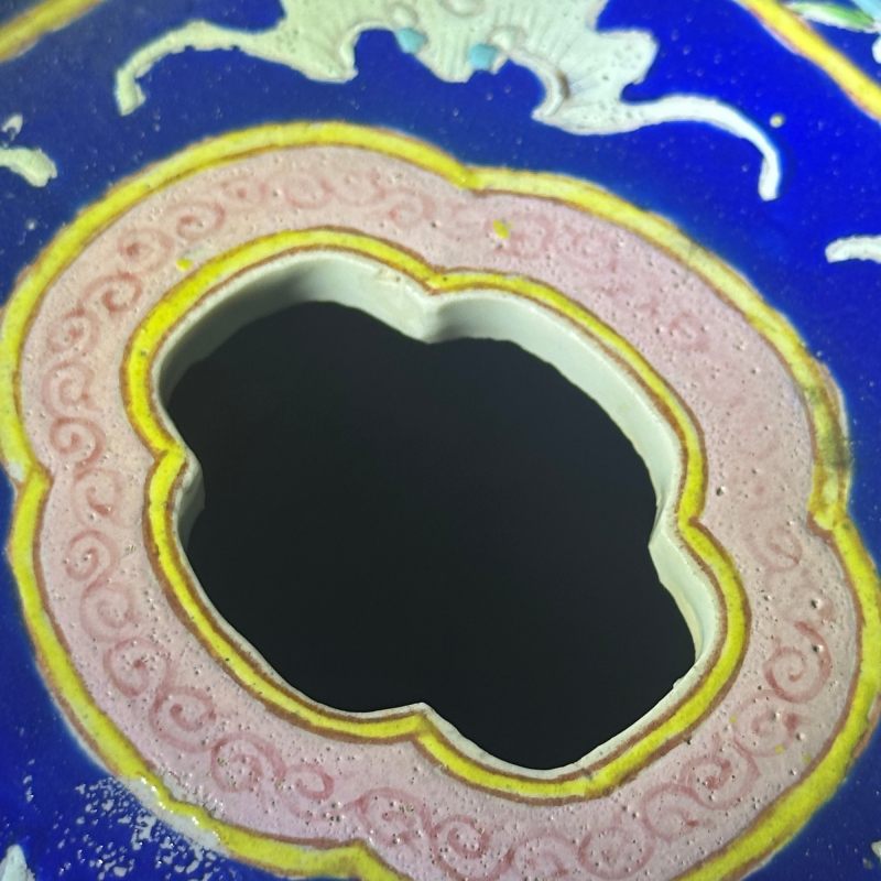 清晚期 粉彩缠枝宝象花纹书挡 - 图35