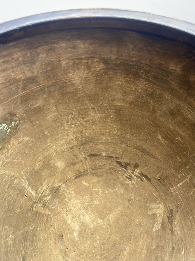 十九世纪 铜鎏金龙钮梵钟 - 图23