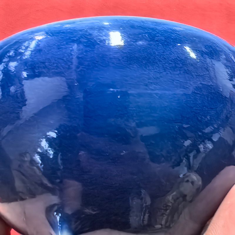 明晚期 霁蓝釉钵式炉 - 图10