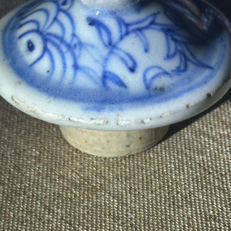 清中期 青花线描缠枝花卉纹壶 - 图17