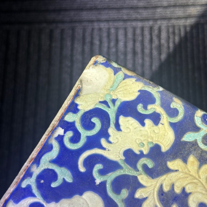 清晚期 粉彩缠枝宝象花纹书挡 - 图27