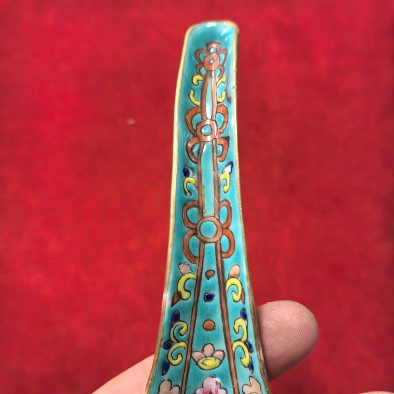清晚期 粉彩羹匙三只 - 图12