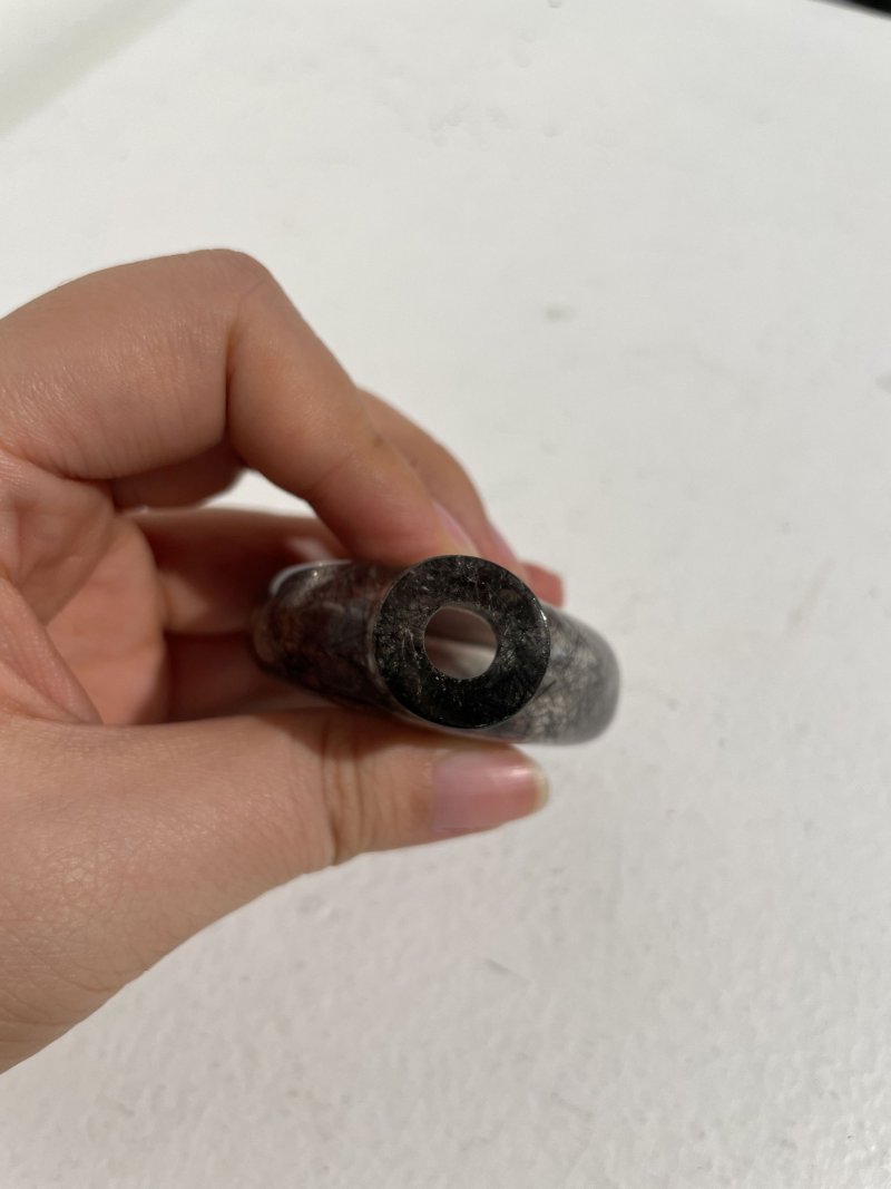 十九世紀 髮晶鼻煙壺 | A HAIR CRYSTAL SNUFF BOTTLE - 图3