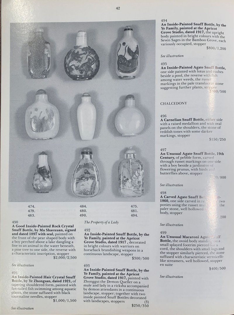 十九世紀 珍珠地套紅玻璃⌈松鶴延年⌋鼻煙壺 | A RED OVERLAY GLASS 'LONGEVITY' SNUFF BOTTLE - 图16