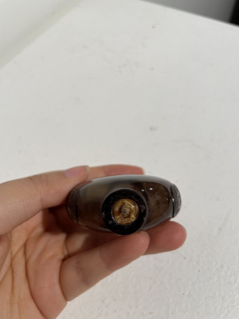 十九世紀 煙晶鼻煙壺 | A SMOKY CRYSTAL SNUFF BOTTLE - 图14