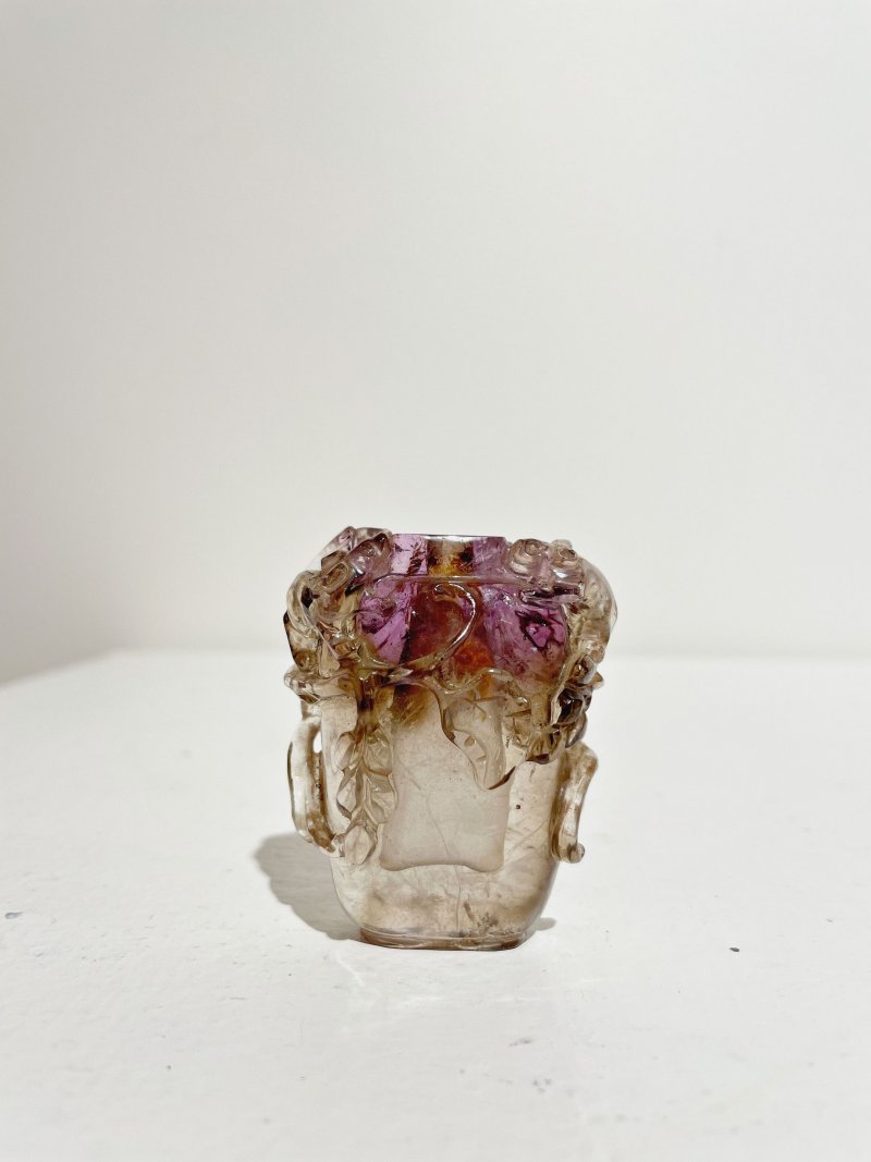 十九世紀 紫水晶⌈松鼠葡萄⌋鼻煙壺、紫水晶⌈松鼠⌋蓋 | AN AMETHYST 'SQUIRREL AND GRAPES' SNUFF BOTTLE - 图12