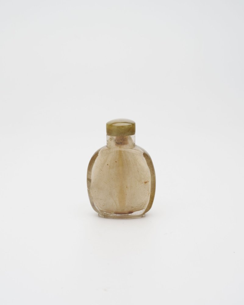 十九世紀 髮晶鼻煙壺 | A GOLDEN HAIR CRYSTAL SNUFF BOTTLE - 图10