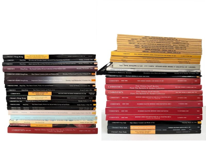 此拍品恕不設退款。 | A QUANTITY OF CHRISTIE'S CATALOGUES OF CHINESE AND ASIAN ART