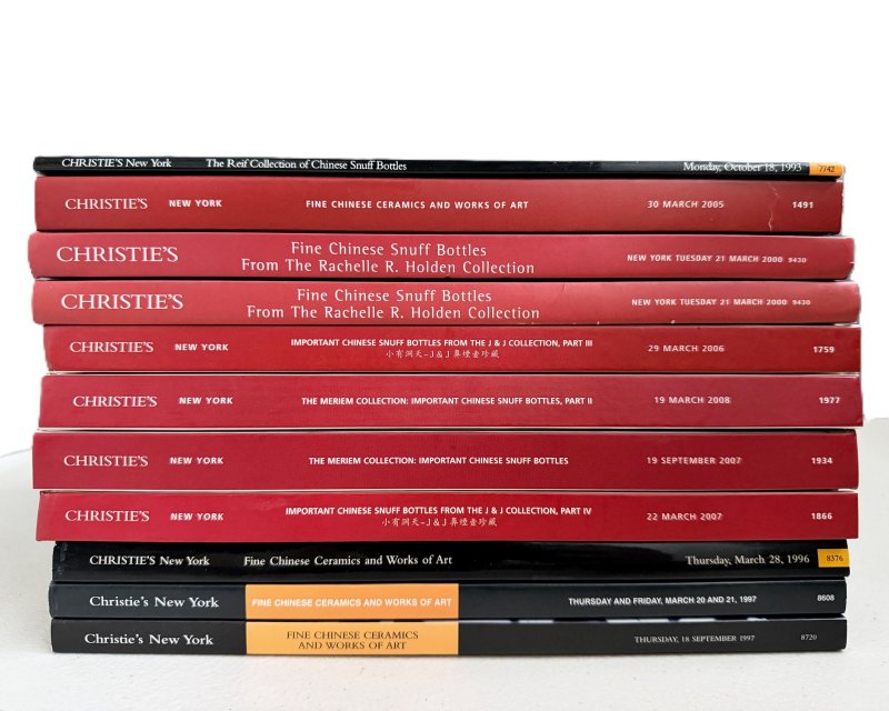 此拍品恕不設退款。 | A QUANTITY OF CHRISTIE'S CATALOGUES OF CHINESE AND ASIAN ART - 图2