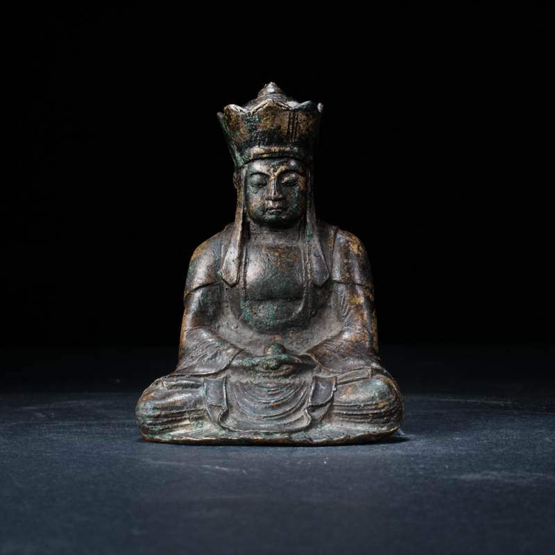 清 铜地藏菩萨