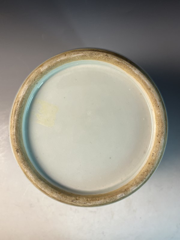 清 青花山水纹冬瓜罐 - 图8