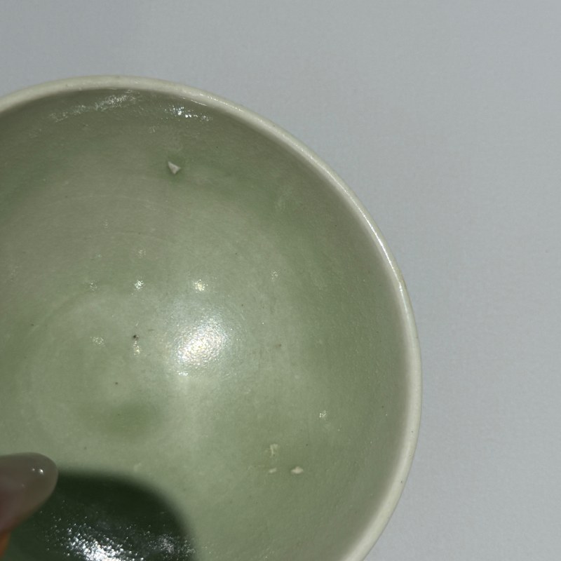 明代 青釉杯 - 图6