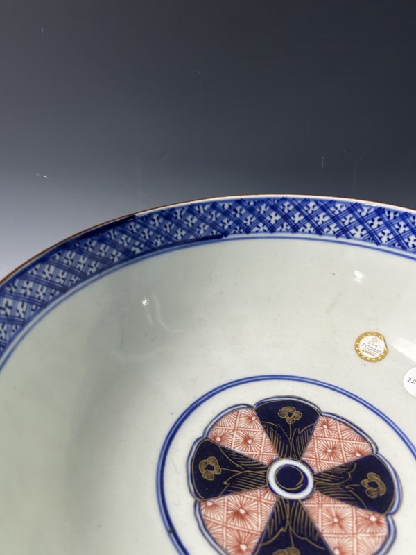 十九世纪 青花矾红描金花卉纹大碗（日本） - 图7