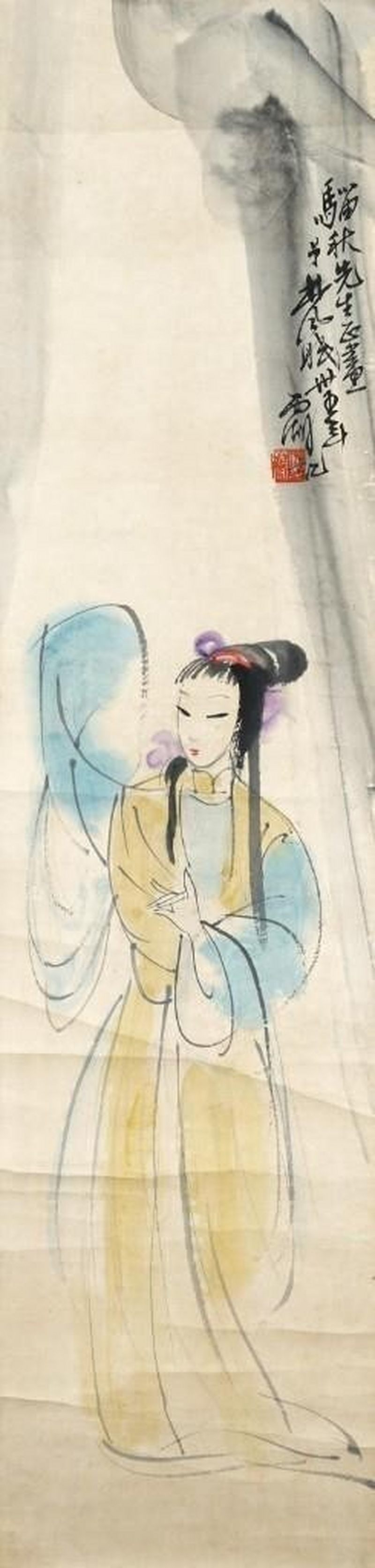    林風眠 仕女圖
