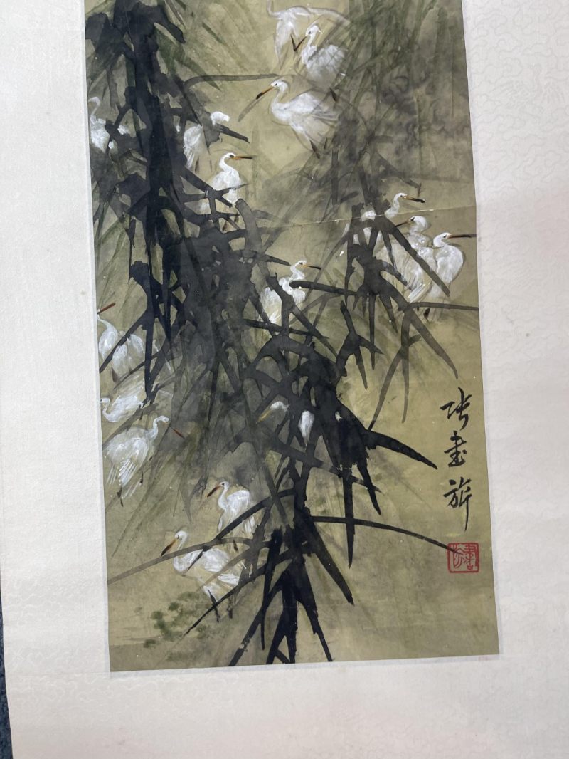    張書旗 群鶴圖 - 图2