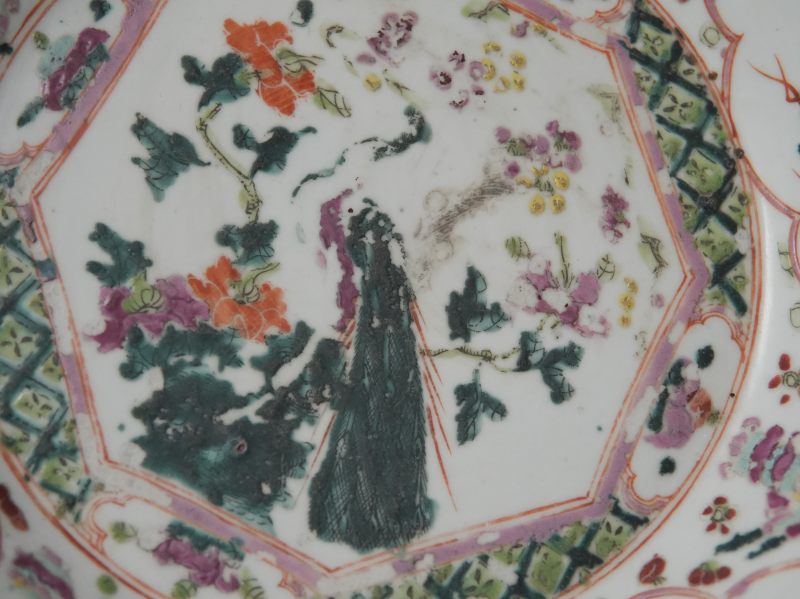 晚清 粉彩花鸟纹盆 - 图6