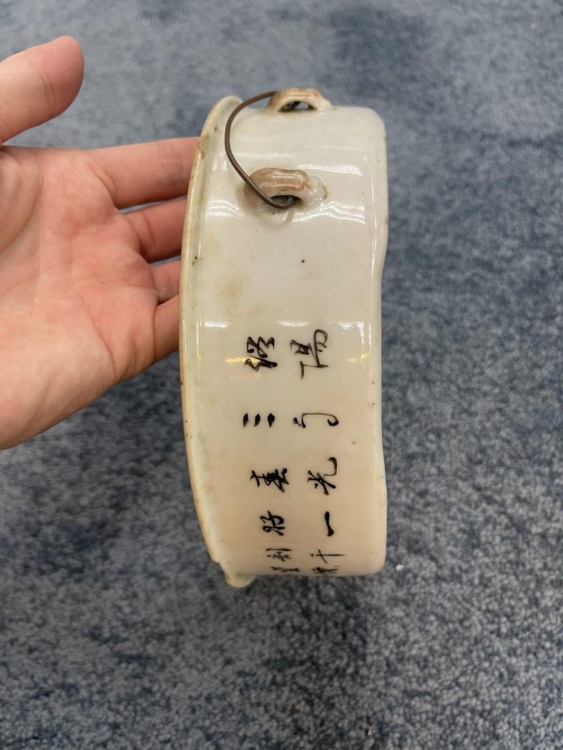    民國 粉彩人物花鳥蓋鍋（有損） - 图20