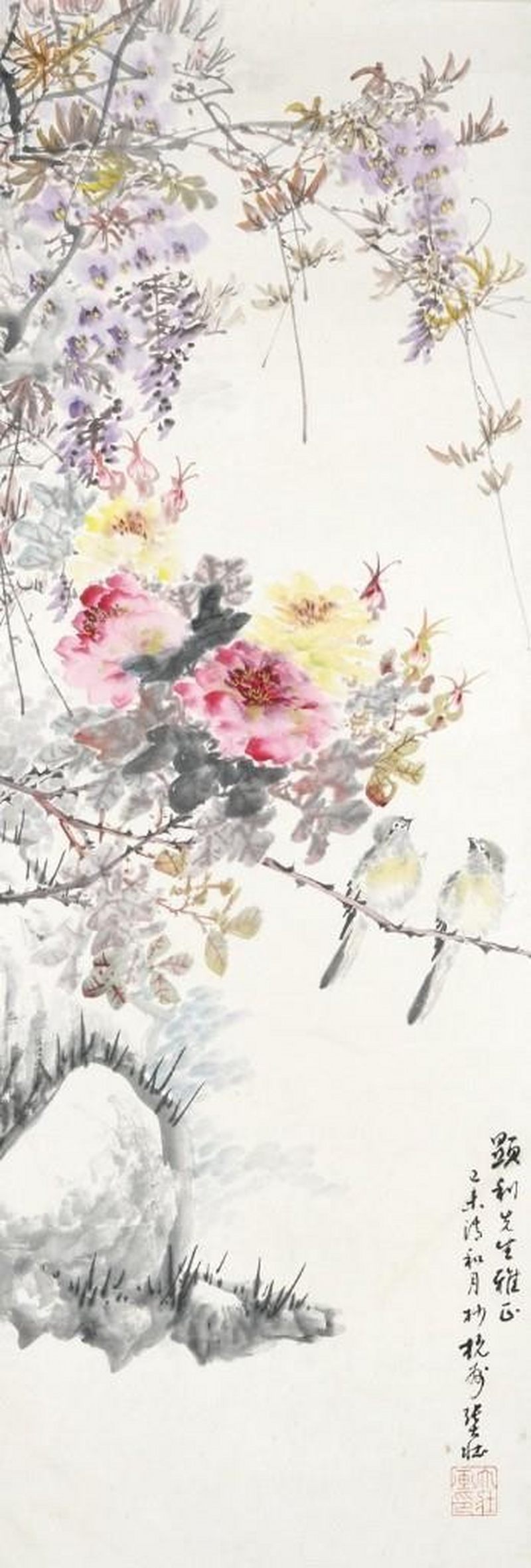    張大壯 雙鳥圖