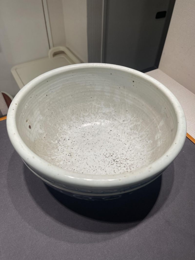    清 青花纏枝花卉紋花盆 - 图5