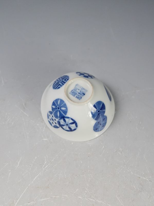 晚清 青花皮球花茶元 - 图5