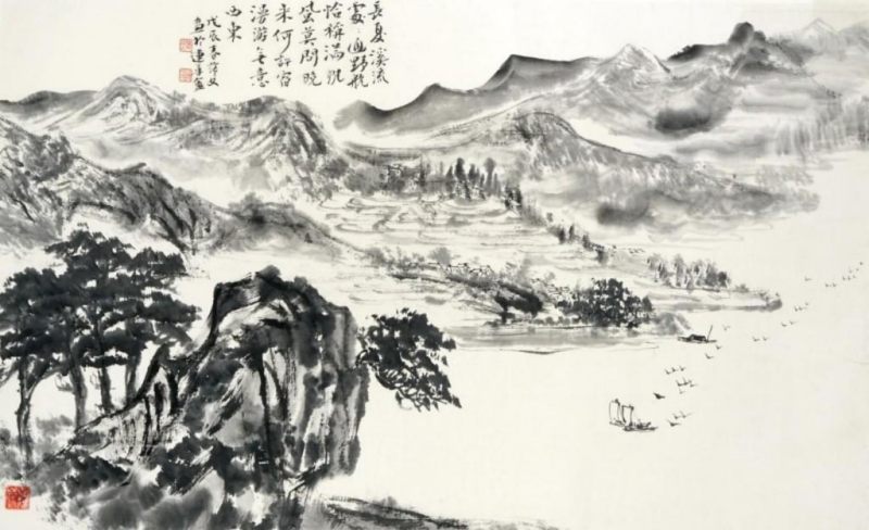    姚華 山水