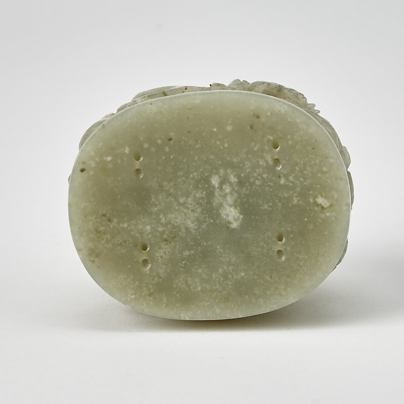 A Chinese Celadon Jade Finial - 图6
