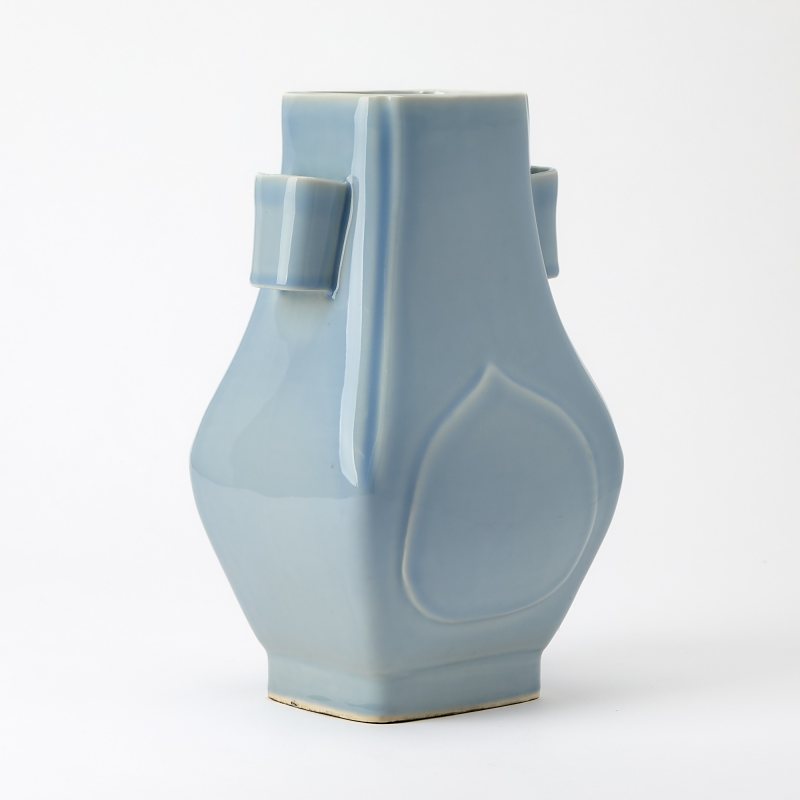 A Chinese Clair-de-lune Glazed Porcelain Vase, Fanghu - 图3