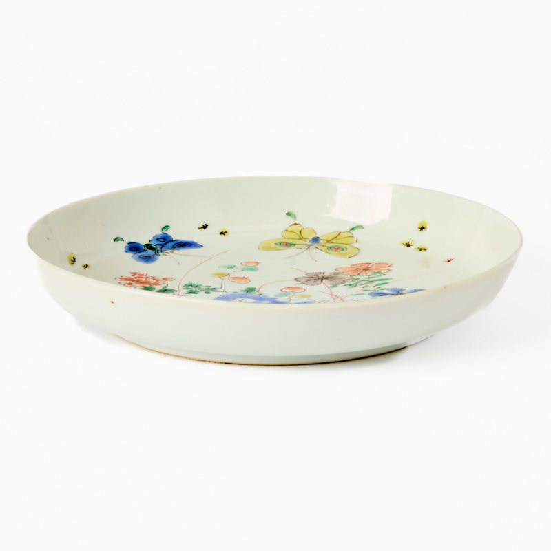 A Chinese Famille Verte Porcelain Dish - 图2