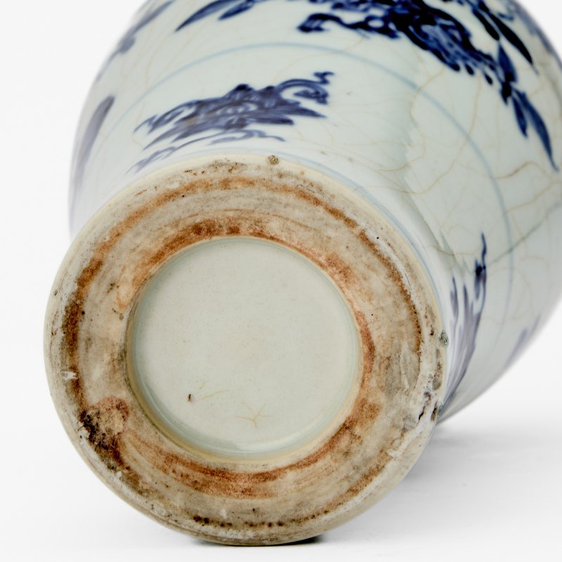 A Chinese Blue and White Ming-Style Porcelain Meiping - 图5
