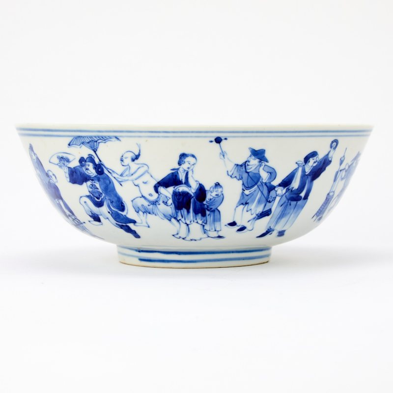 A Chinese Blue and White Porcelain Bowl - 图2