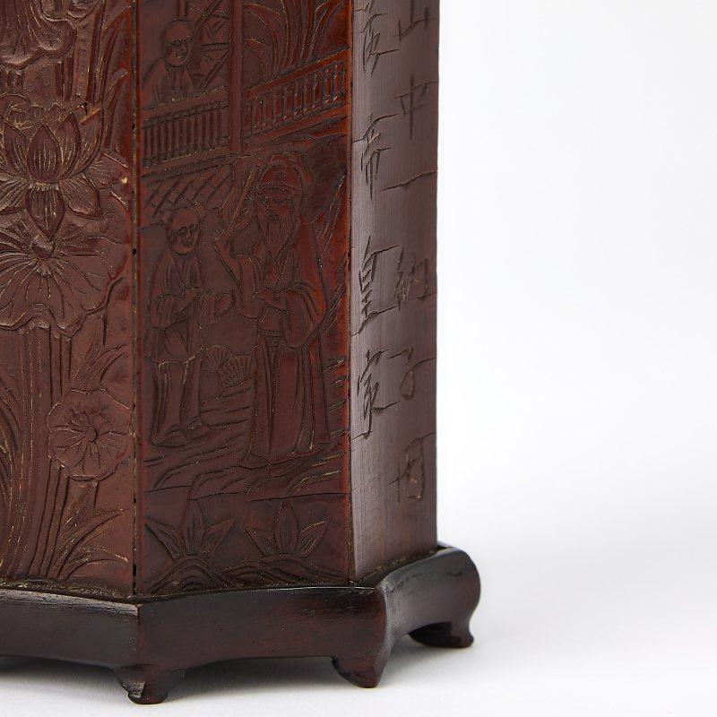 A Chinese Bamboo Brushpot - 图5