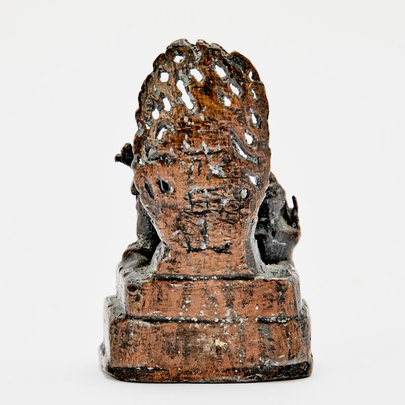 A Chinese Bronze Votive Casting - 图4
