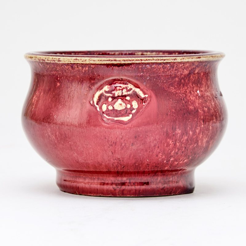 A Chinese Flambe Glazed Porcelain Censer - 图2