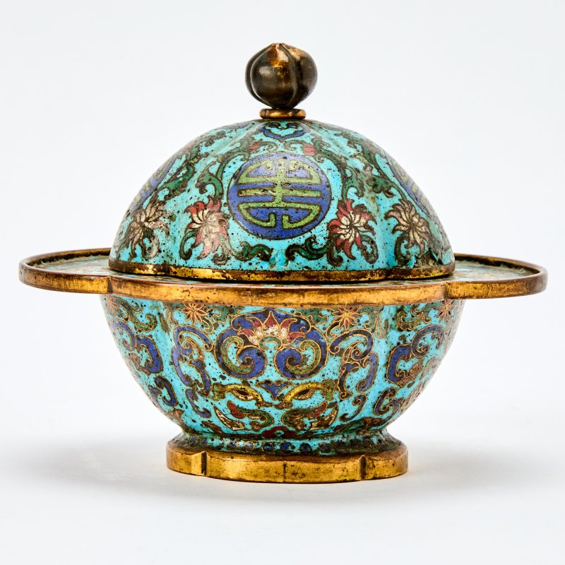 A Chinese Cloisonne Enamel Incense Burner
