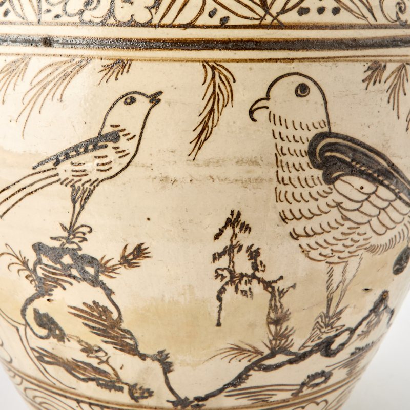 A Chinese Painted Cizhou Pottery Jar - 图6