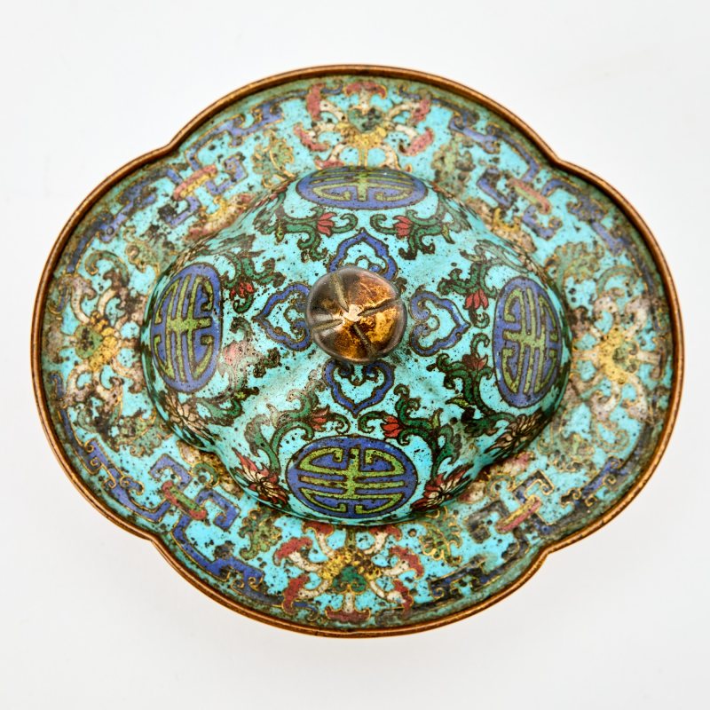 A Chinese Cloisonne Enamel Incense Burner - 图2