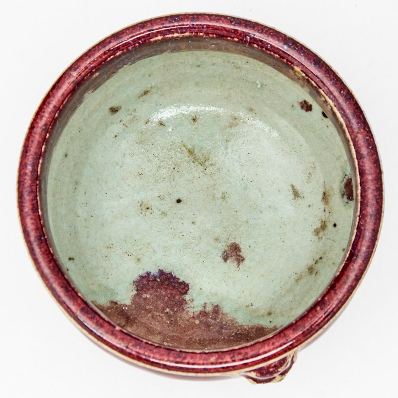 A Chinese Flambe Glazed Porcelain Censer - 图4