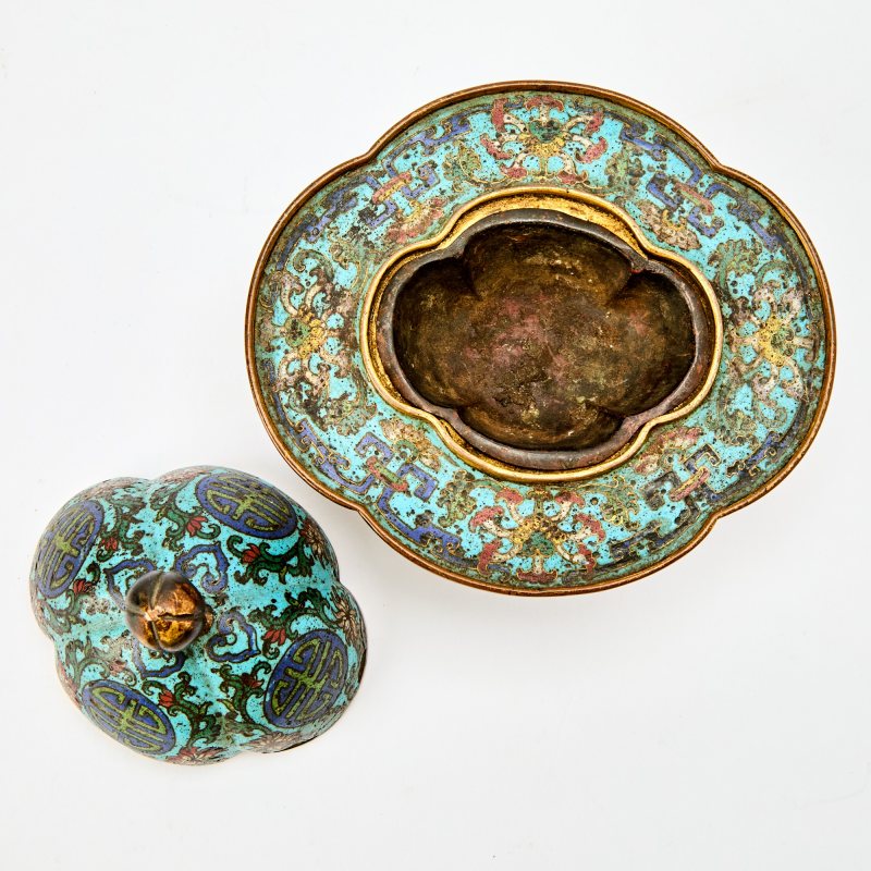 A Chinese Cloisonne Enamel Incense Burner - 图3