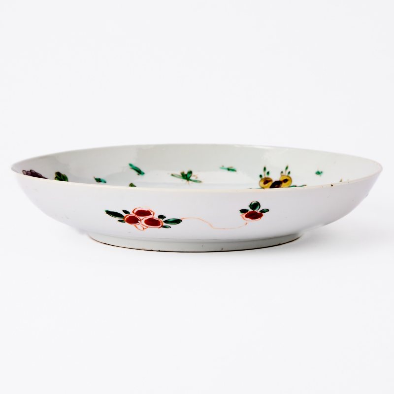A Chinese Famille Verte Porcelain Dish - 图3