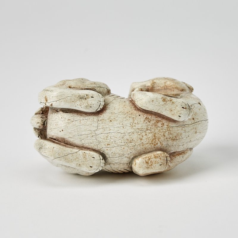 A Chinese Carved Jade Recumbent Qilin - 图6