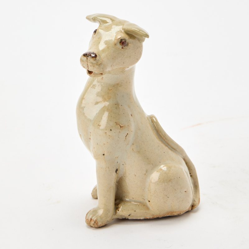 Two Chinese Pottery Figures of Hounds - 图2