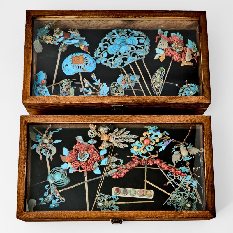 An Assortment of Rare Chinese Hair Accessories